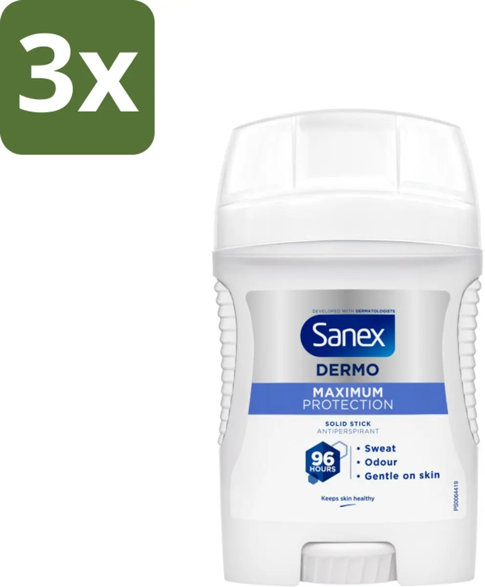 Sanex Deodorant Stick Maximum Protection 96H