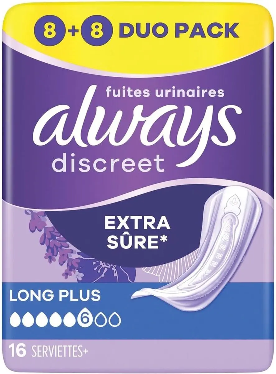Always Discreet Incontinentieverbanden Maat Long Plus