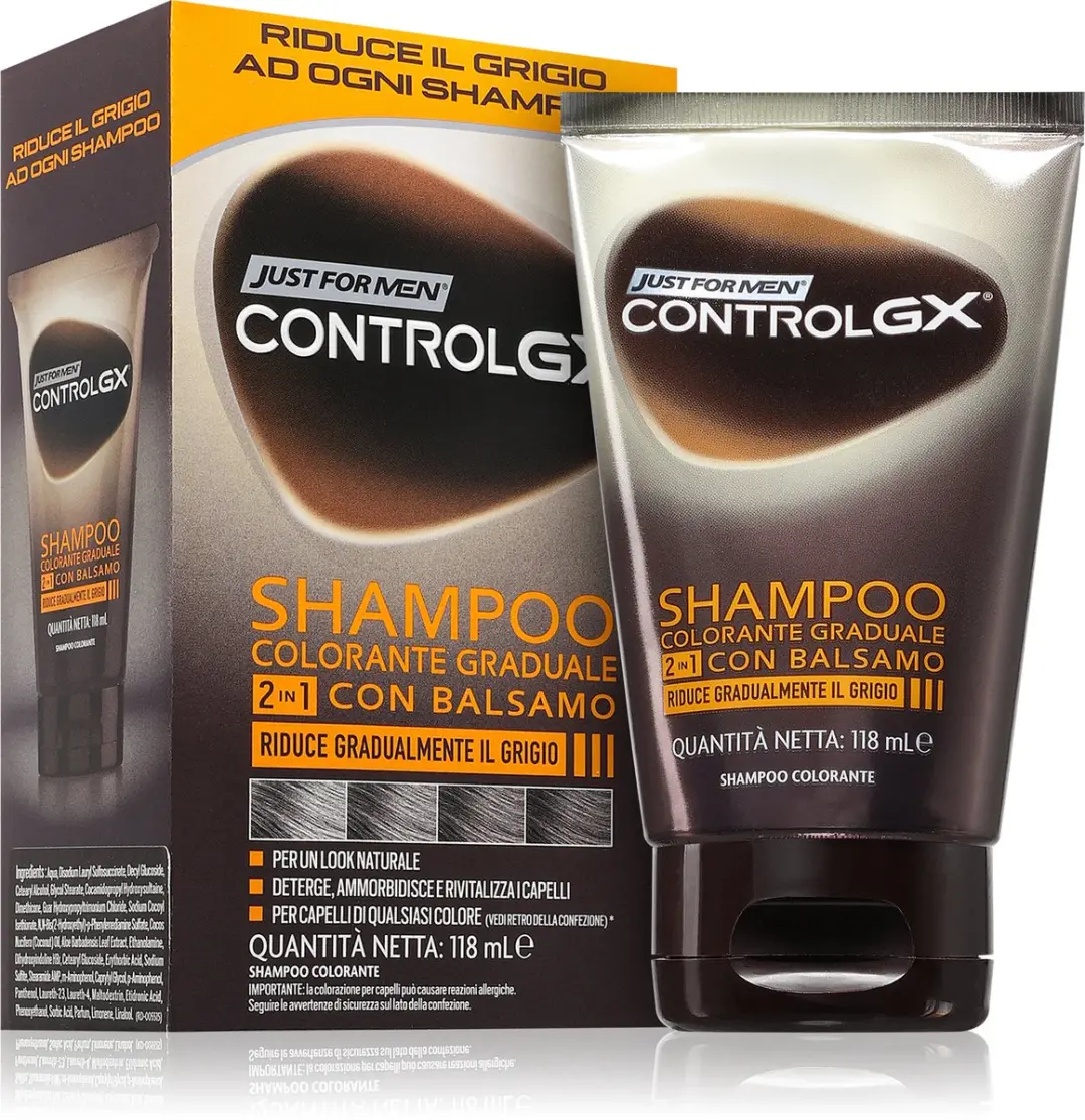 Just For Men Control GX Shampoo & Conditioner Grijs 147ml