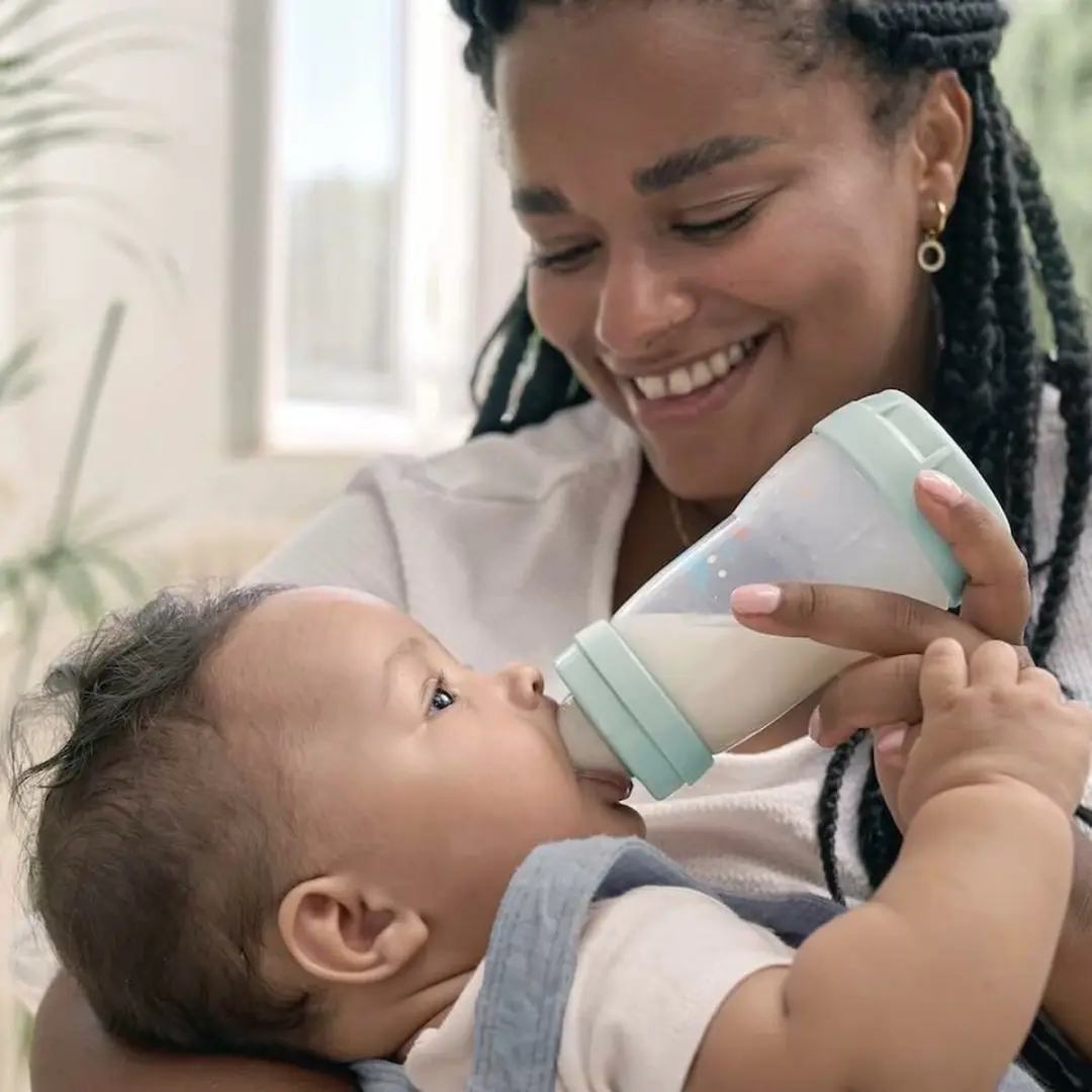 MAM Easy Start Anti-Colic Babyflessen 330ml - 2 Stuks - Mint/Katoen