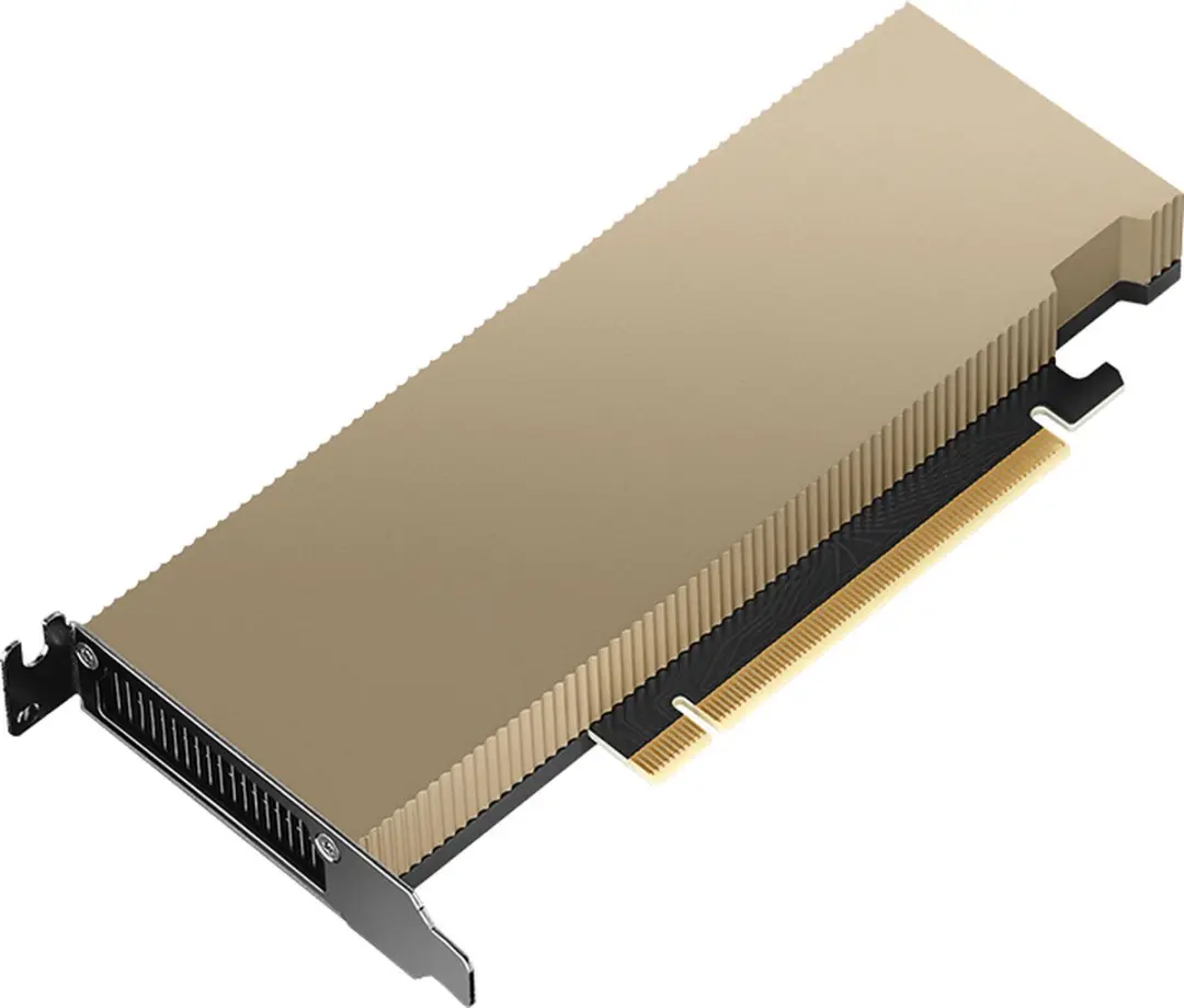 PNY L4 TCSL4PCIE-PB Grafische Kaart 24GB GDDR6 - Zwart/Goud