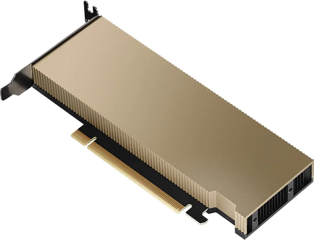 PNY L4 TCSL4PCIE-PB Grafische Kaart 24GB GDDR6 - Zwart/Goud