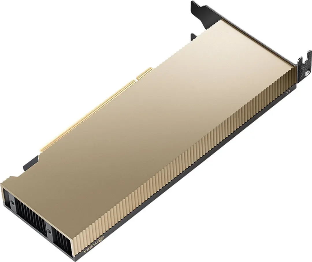 PNY L4 TCSL4PCIE-PB Grafische Kaart 24GB GDDR6 - Zwart/Goud