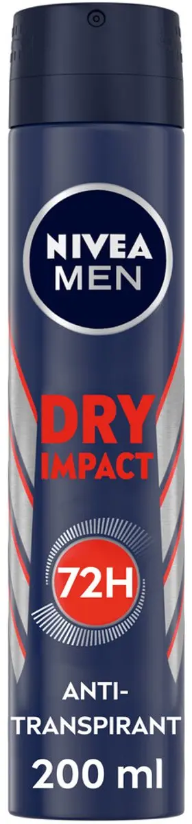 NIVEA MEN Anti-transpirant Spray Dry Impact 200ml - 20 Stuks