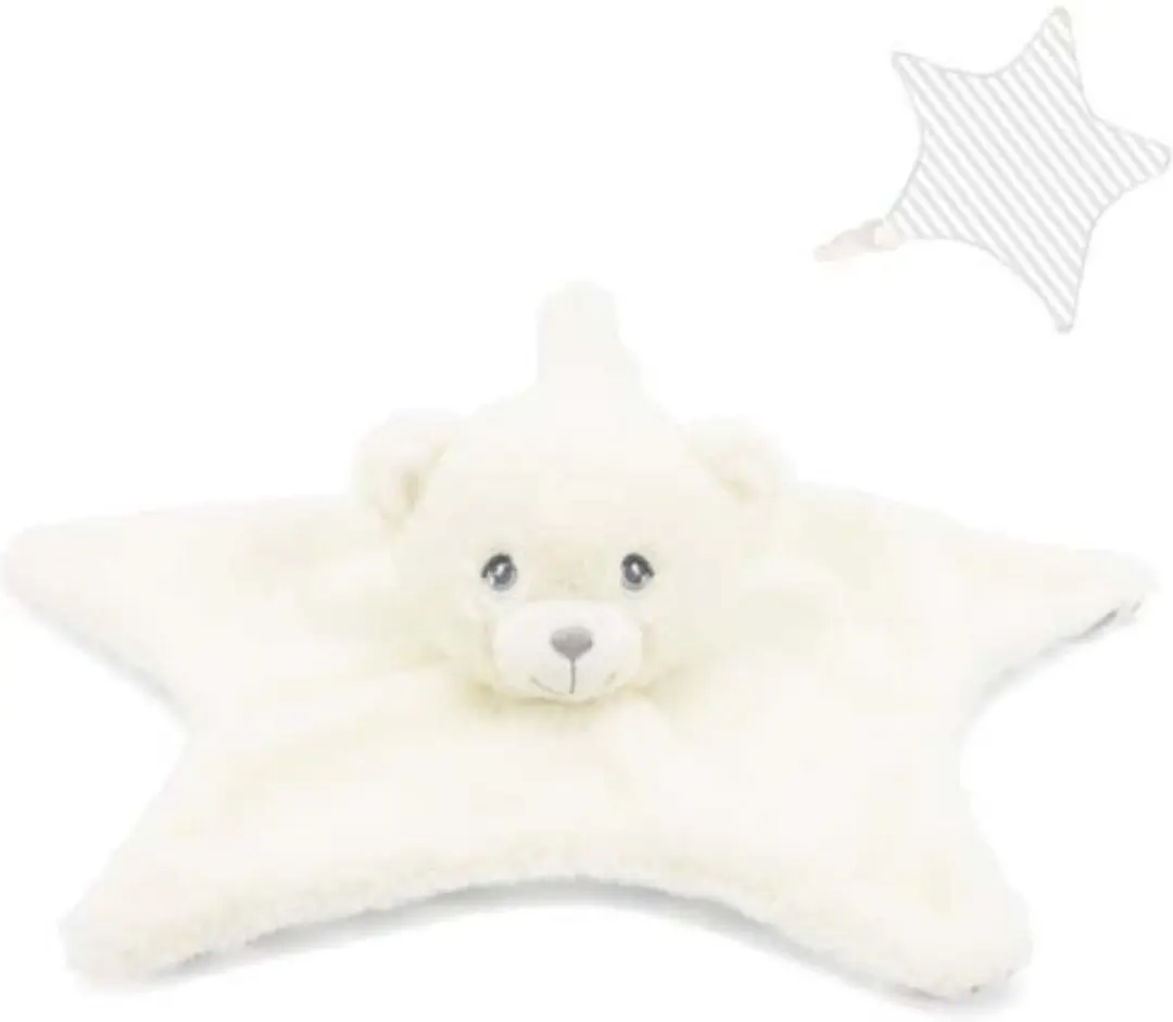 Keel Toys Beer Tutteldoekje Wit 32cm