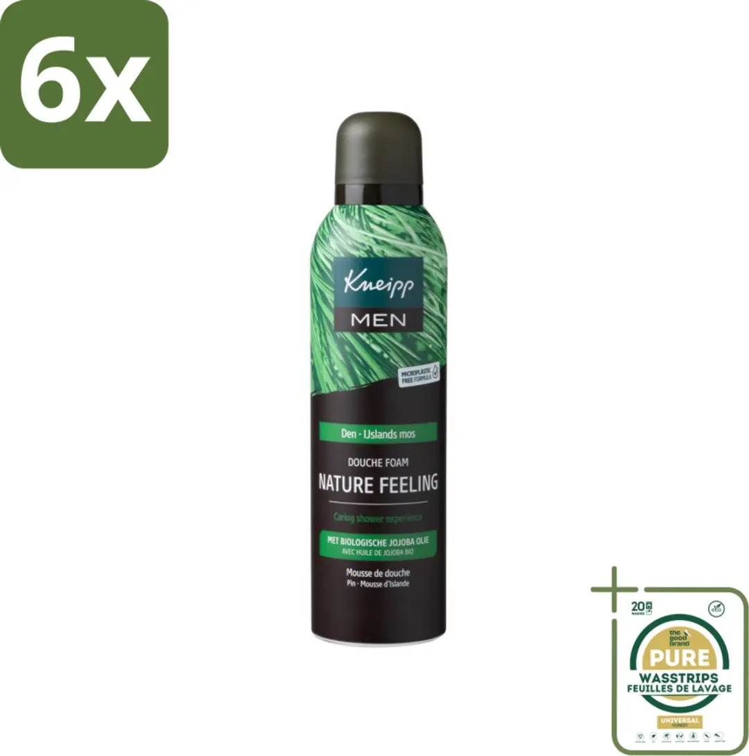 Kneipp Men Nature Feeling Douche Foam Frisse Dennengeur 200ml