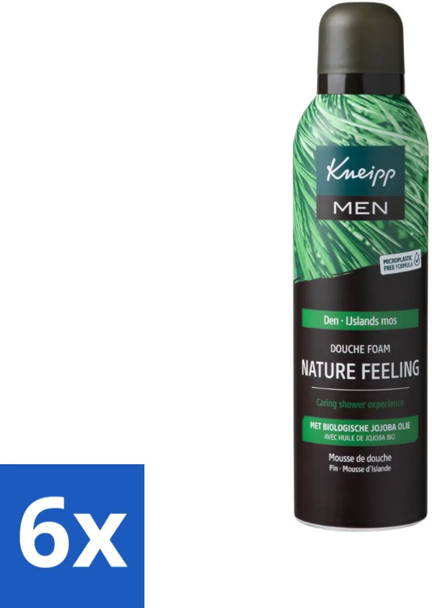 Kneipp Men Nature Feeling Douche Foam Frisse Dennengeur 200ml