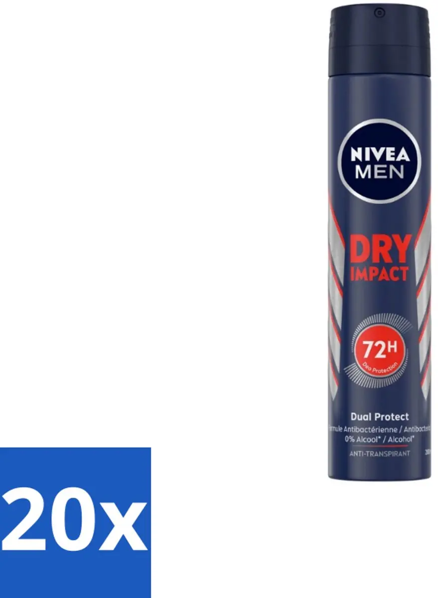 NIVEA MEN Anti-transpirant Spray Dry Impact 200ml