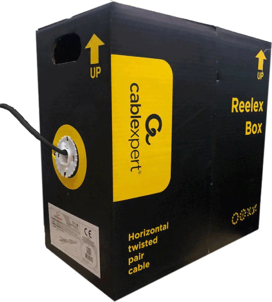 Gembird CAT5e FTP Netwerkkabel 305m - Zwart