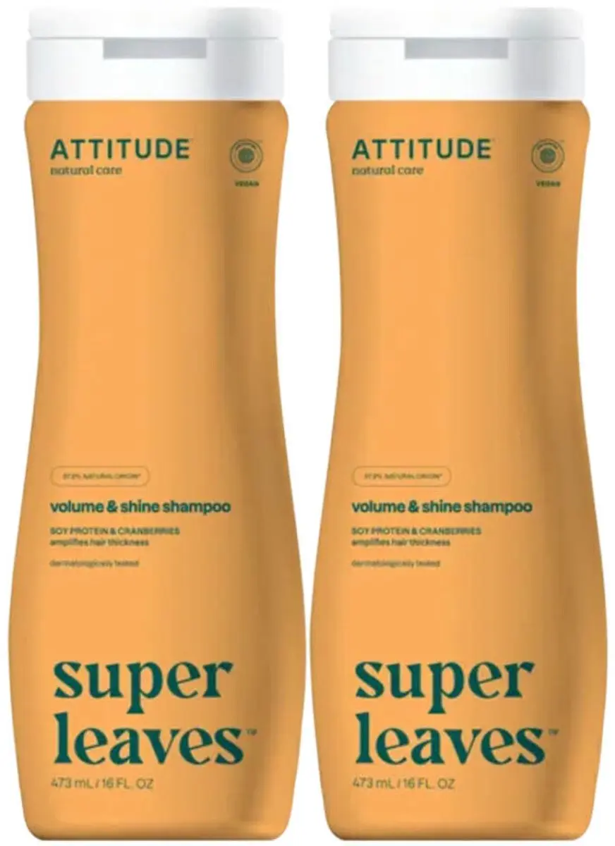 Attitude Shampoo Volume & Shine Soy Protein Cranberries - 2x473ml