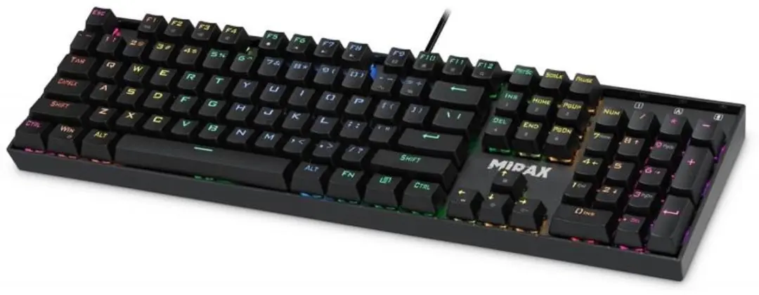 Defender MIRAX GK-352 Mechanisch Gaming Toetsenbord - Transparent - Outemu Blue