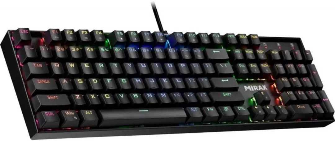 Defender MIRAX GK-352 Mechanisch Gaming Toetsenbord - Transparent - Outemu Blue