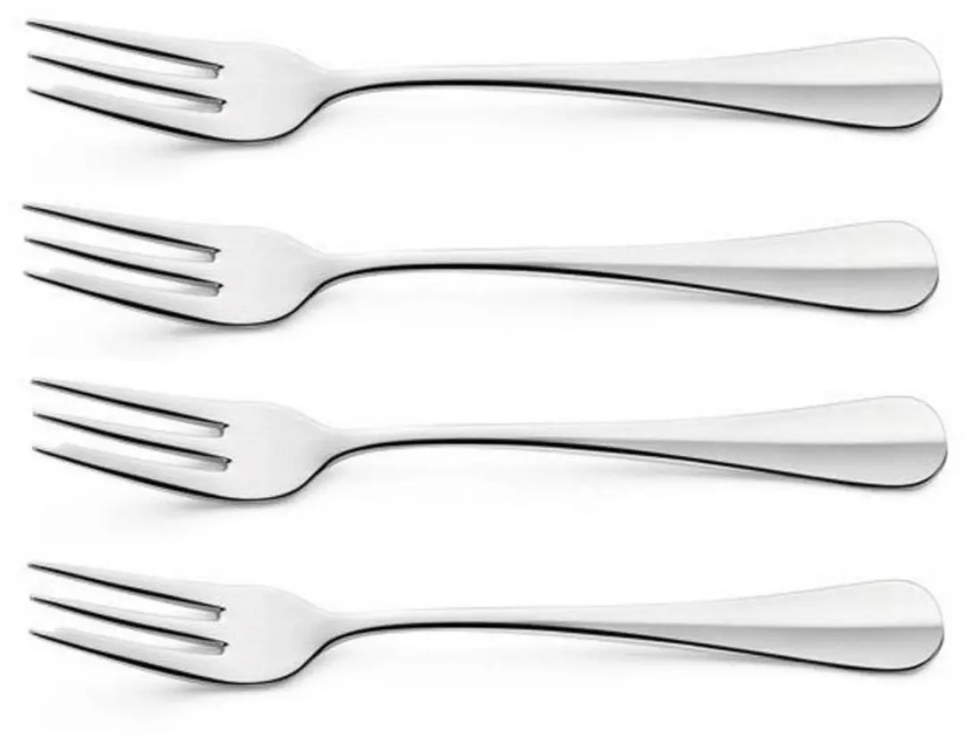 Amefa Gebaksvorkjes Baguette - 4 Stuks - Zilver