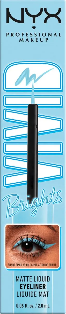 NYX Vivid Brights Liquid Liner Blue Thang - 54ml