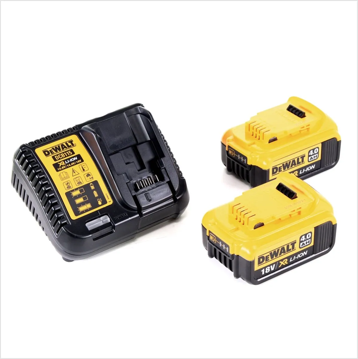 DeWalt DCG 406 M2 Haakse Slijper 18V 125mm - 2x 4.0Ah Accu + Lader - afbeelding 3 van 5