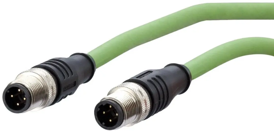 Metz Connect 142M1D11100 M12 Netwerkkabel CAT 5e SF/FTP 10m