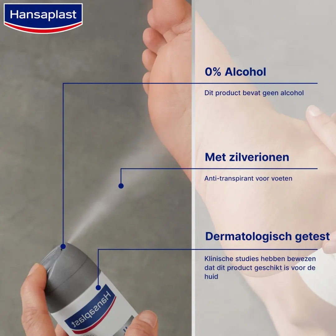Hansaplast Silver Active Voetspray - 6x150ml