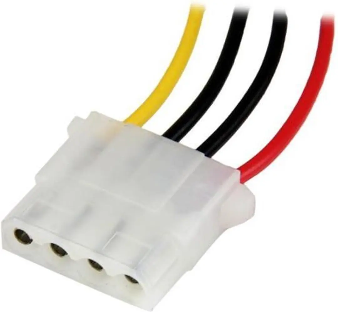 Startech Molex LP4 Voedingsverlengkabel 30cm - M/F - Meerkleurig