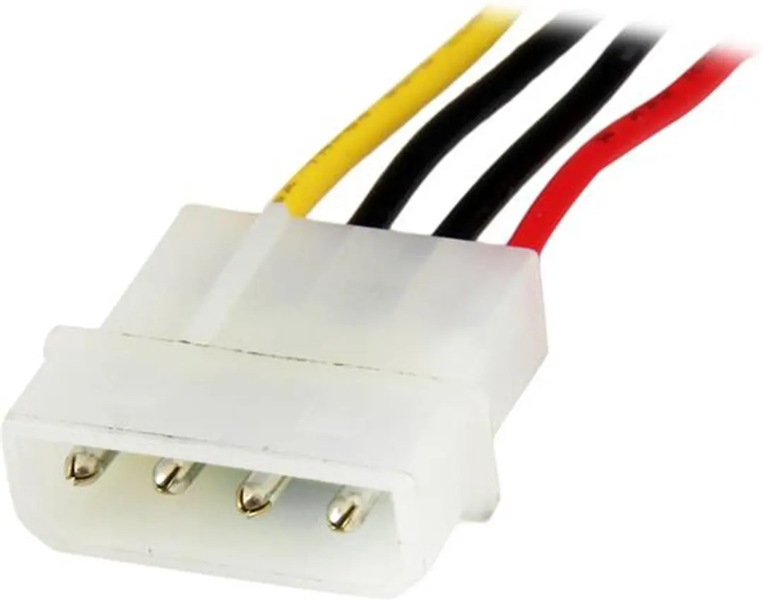 Startech Molex LP4 Voedingsverlengkabel 30cm - M/F - Meerkleurig