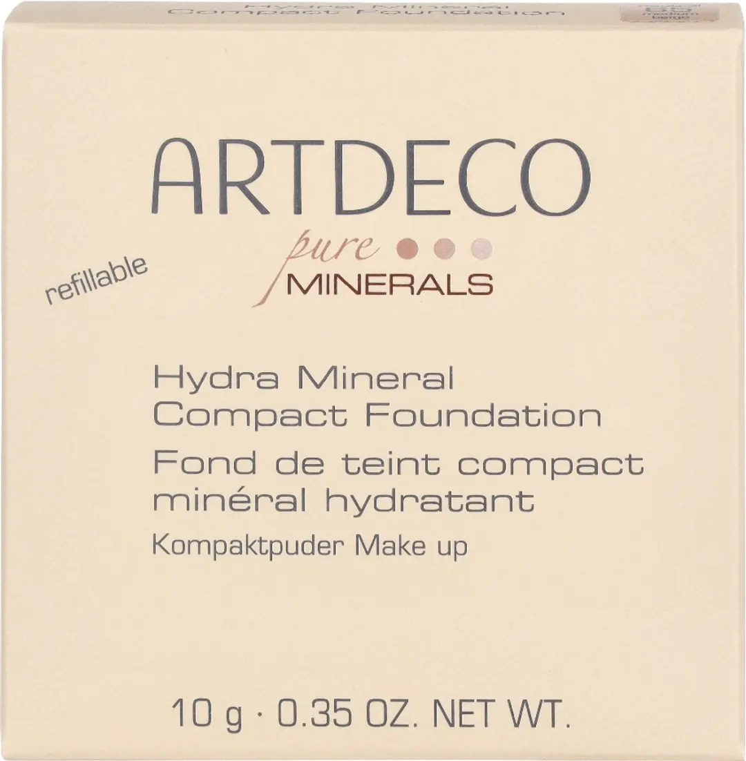 Artdeco Hydra Mineral Compact Foundation 65 Medium Beige - 10g