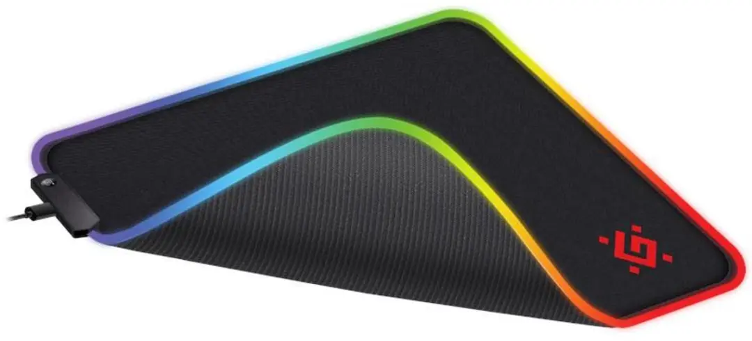 Defender Gaming Pad Zwart 350x300x4mm RGB LED