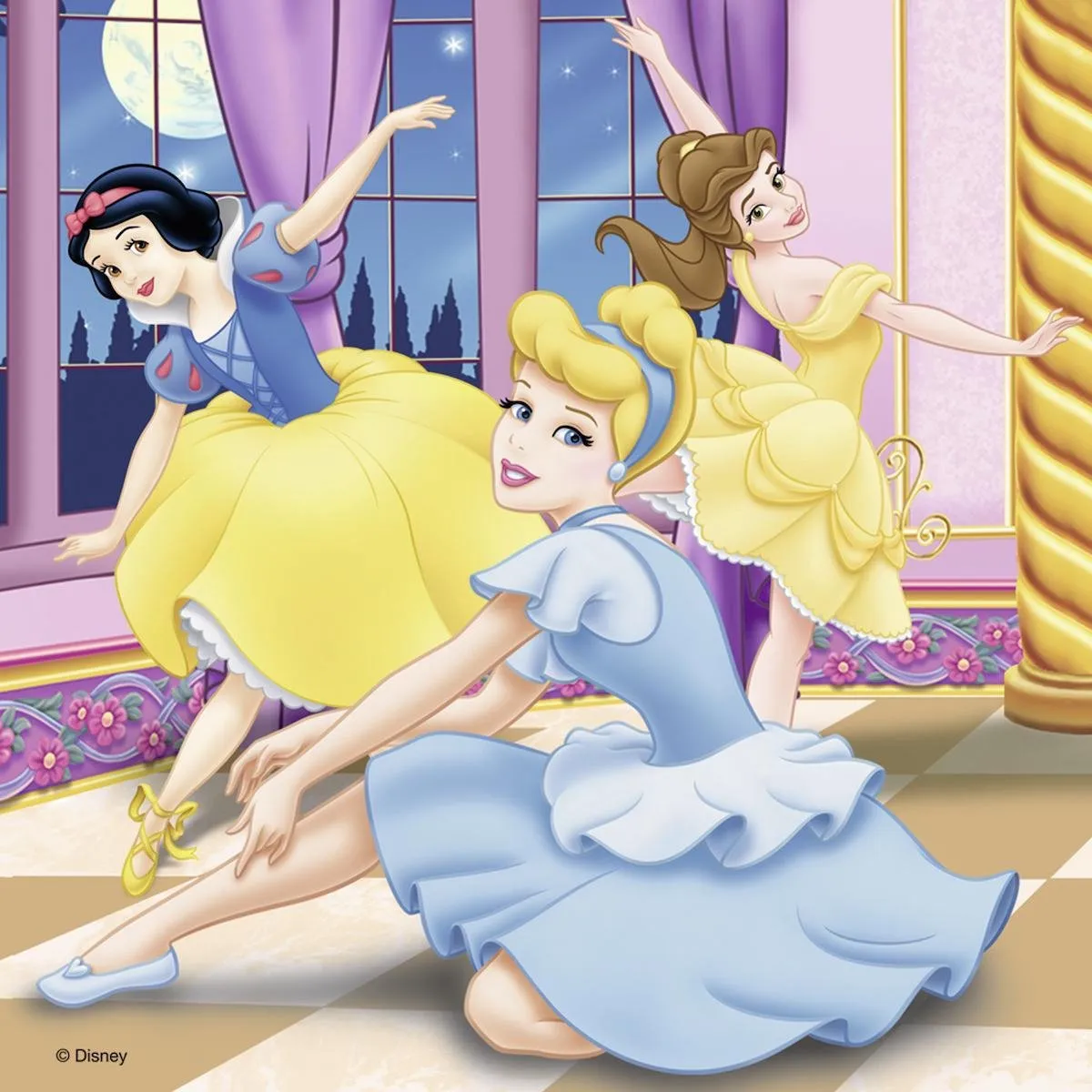 Ravensburger Disney Princess Prinsessendroom 3x49 Puzzels - Multicolor