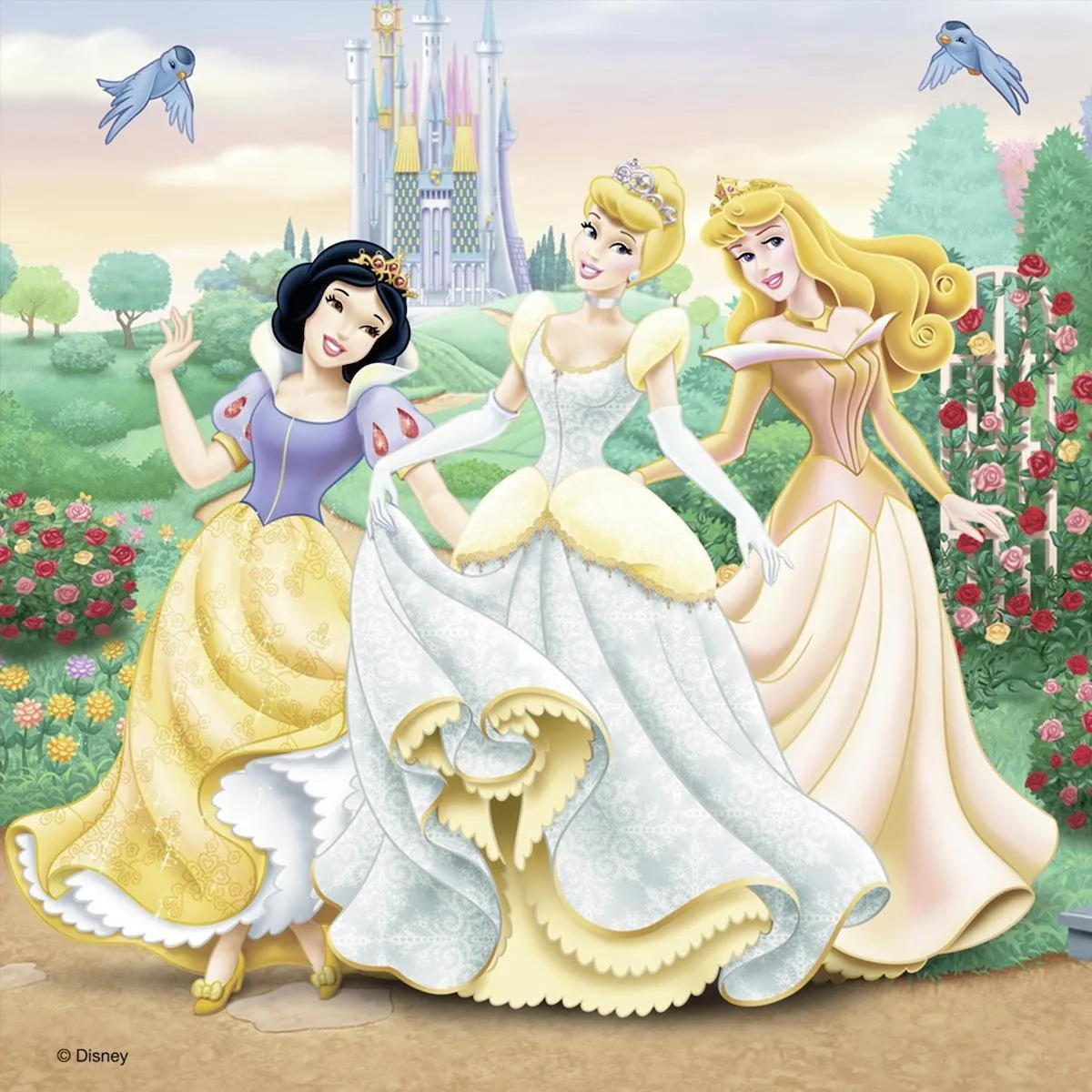 Ravensburger Disney Princess Prinsessendroom 3x49 Puzzels - Multicolor