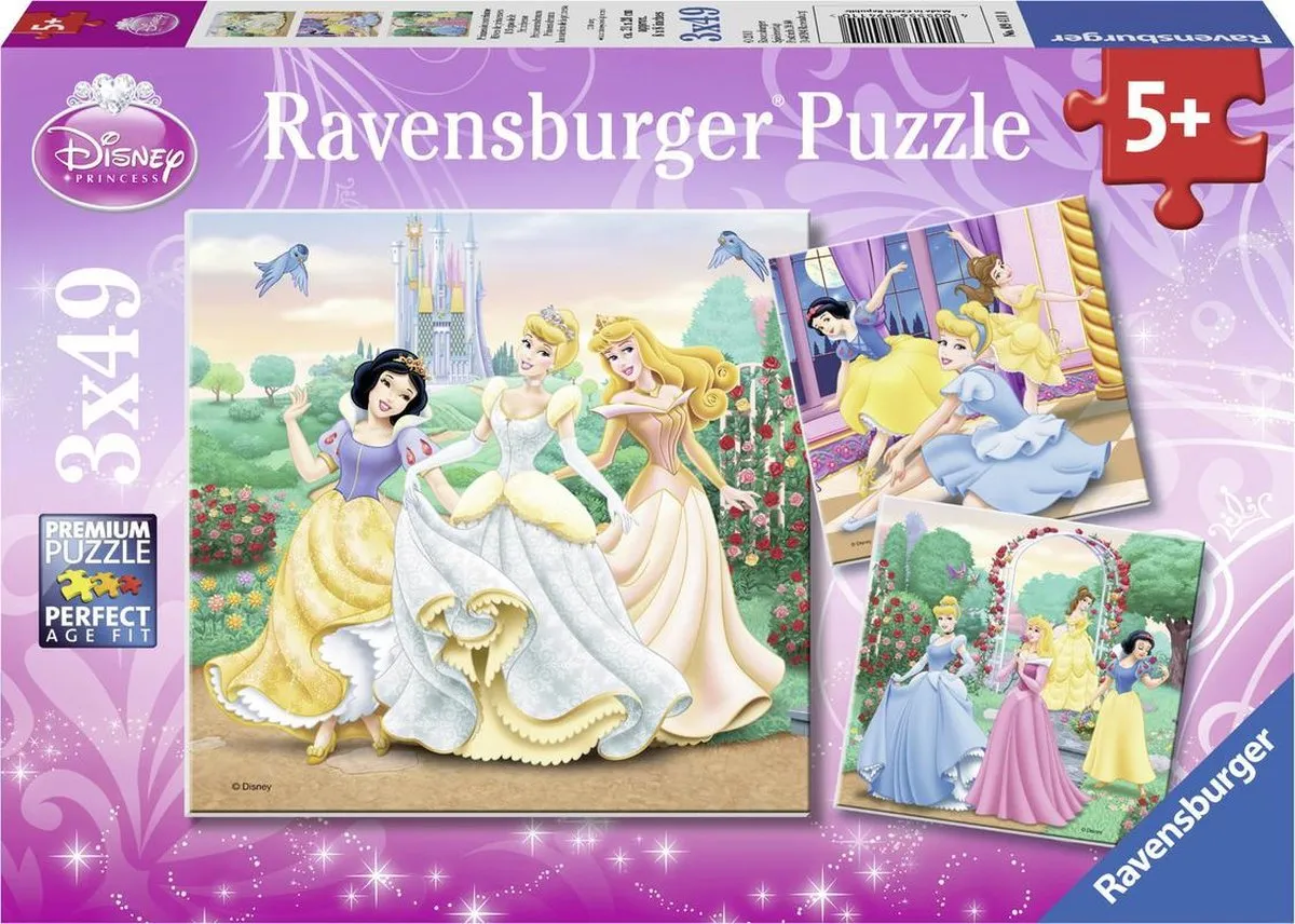 Ravensburger Disney Princess Prinsessendroom 3x49 Puzzels