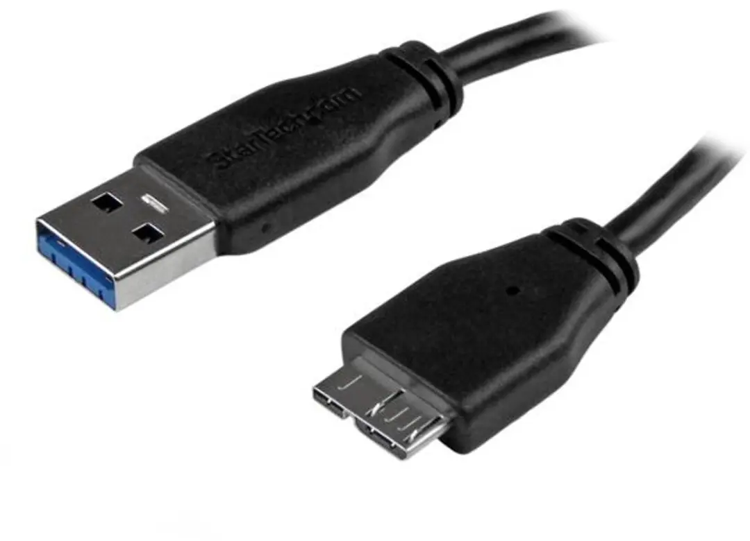 Startech USB3AUB2MS USB-kabel - microUSB - 1m - Zwart