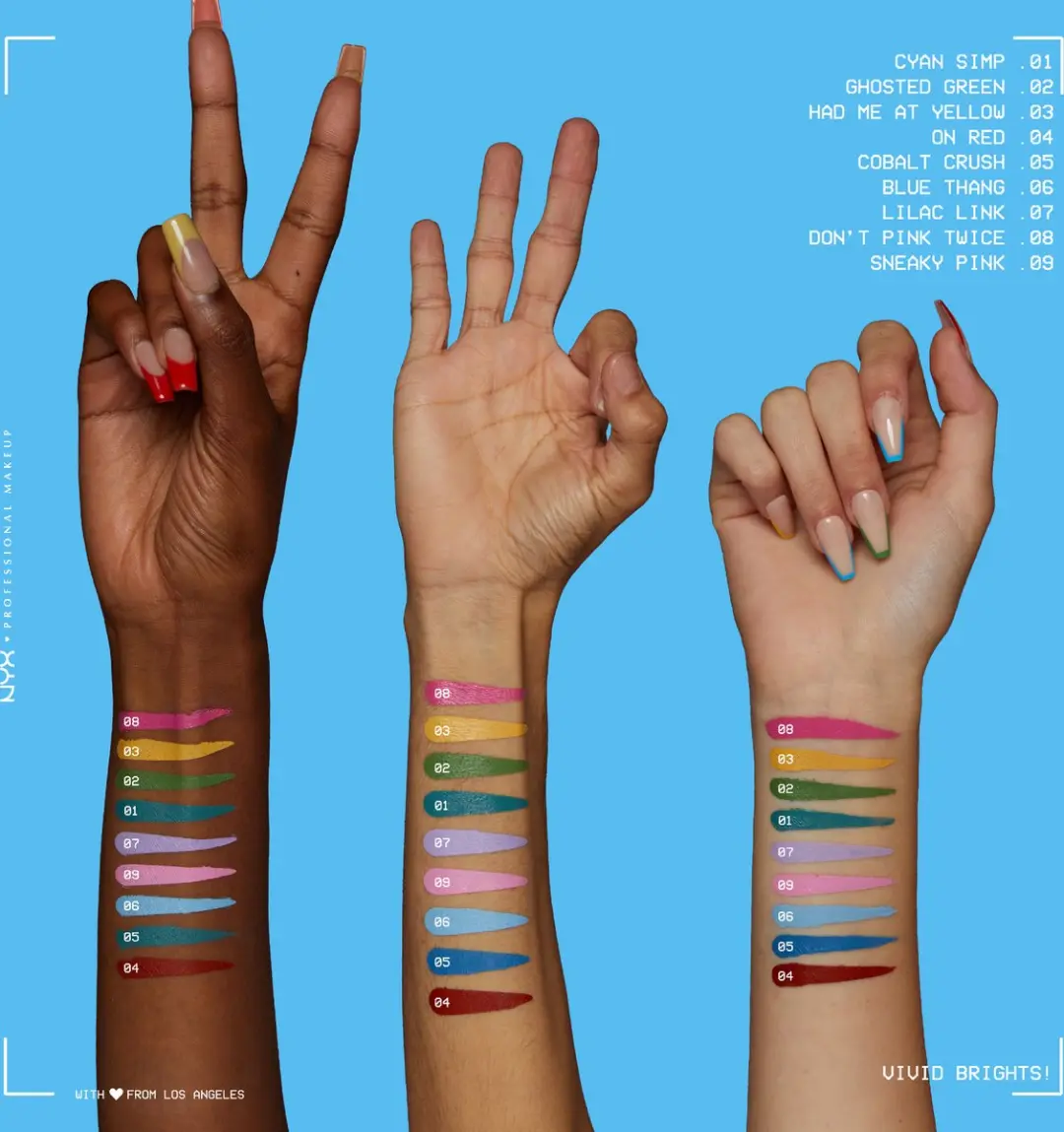 NYX Professional Makeup Vivid Brights Liquid Liner - Meet me at Yellow