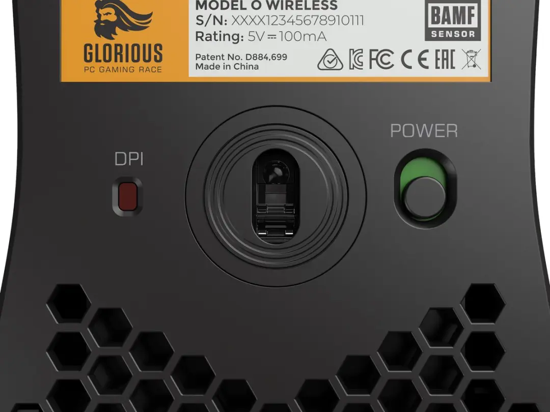 Glorious Model O 1780038 Gamingmuis - Zwart - afbeelding 3 van 6