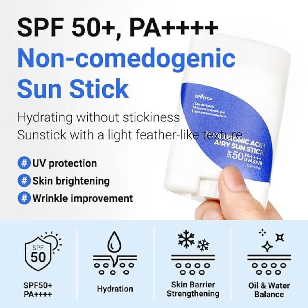 Isntree Hyaluronic Acid Airy Sun Stick SPF50+ PA++++ 22g