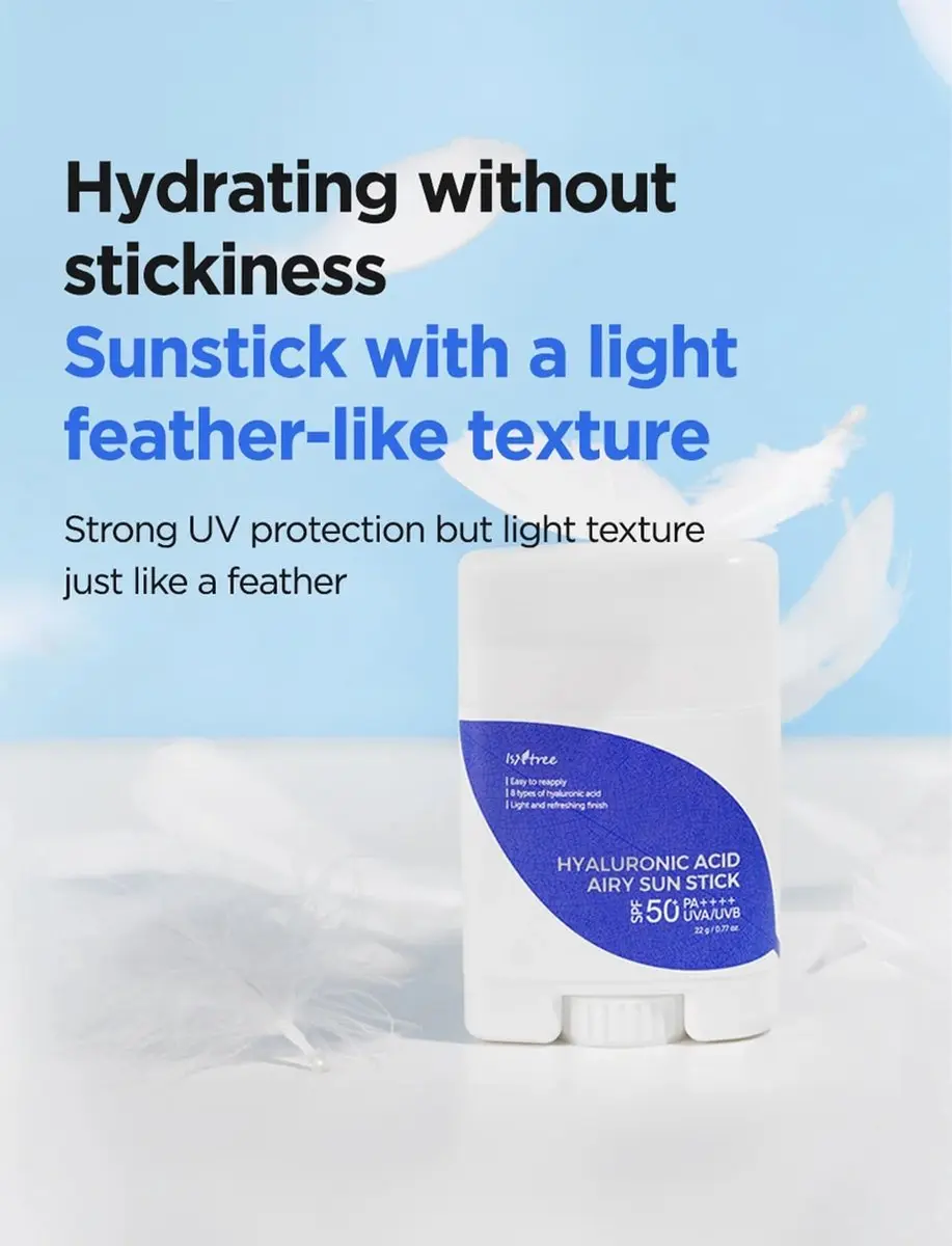 Isntree Hyaluronic Acid Airy Sun Stick SPF50+ PA++++ 22g