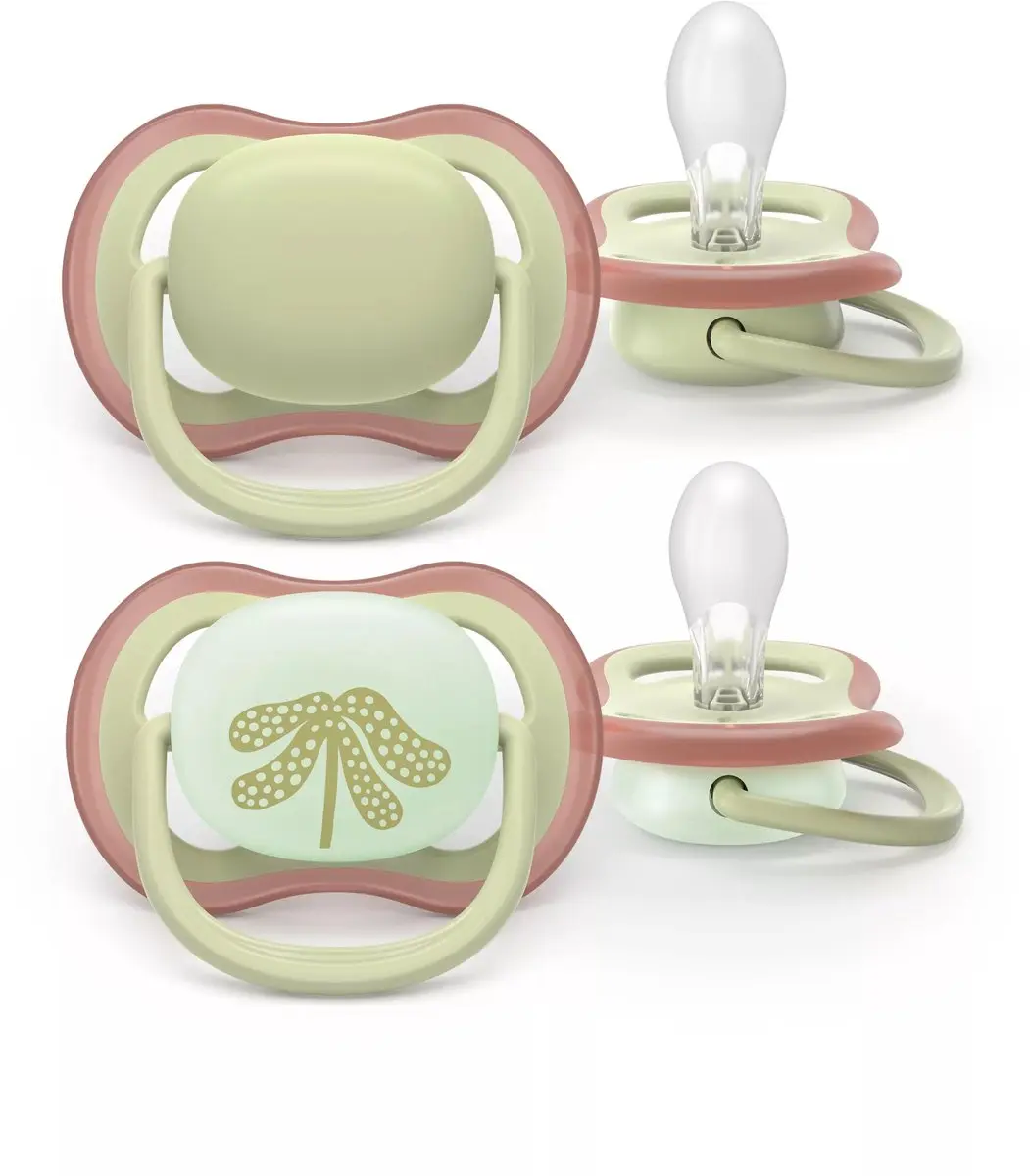Philips Avent Ultra Air Fopspeen - 2 Stuks - Groen - afbeelding 2 van 2