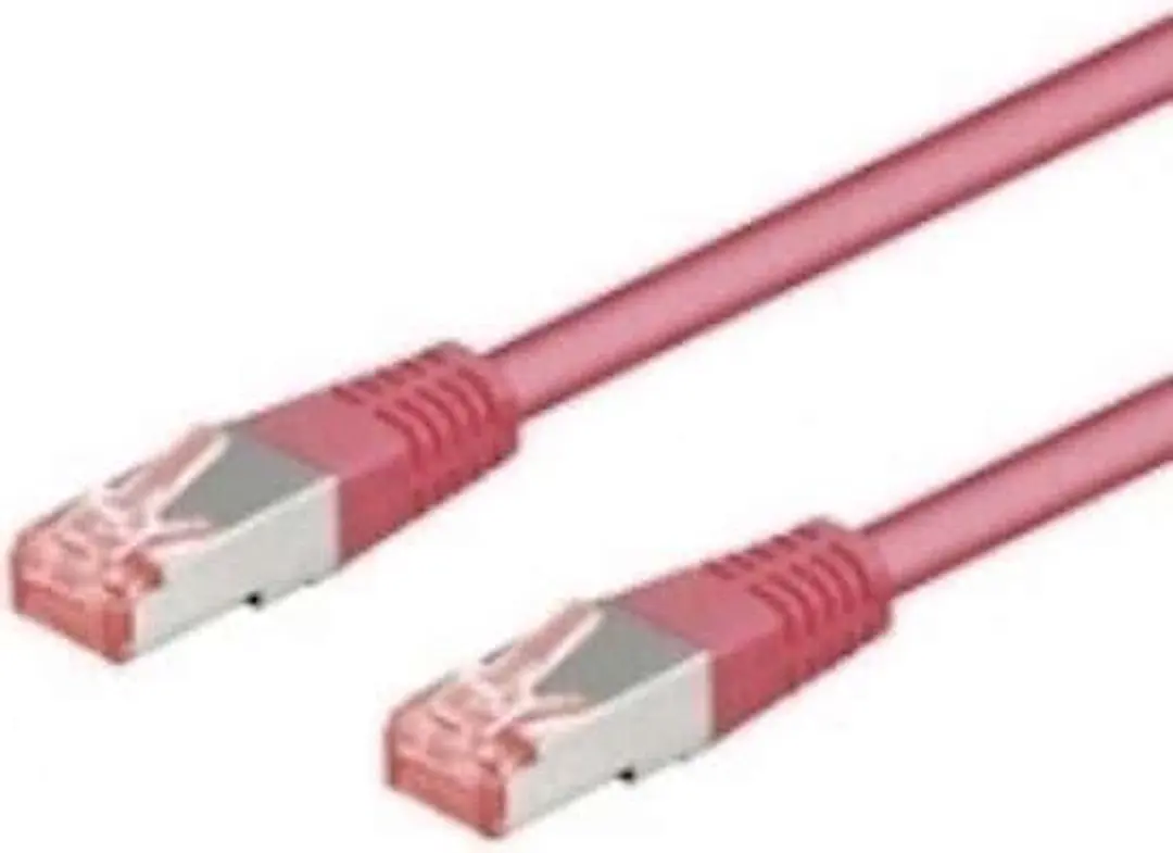 Goobay Wentronic 93439 Cat 6 UTP-kabel 3m - Magenta