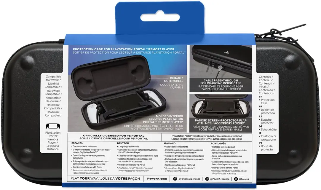 POWERA PSCS0534 Beschermhoes PlayStation Portal Remote - Zwart