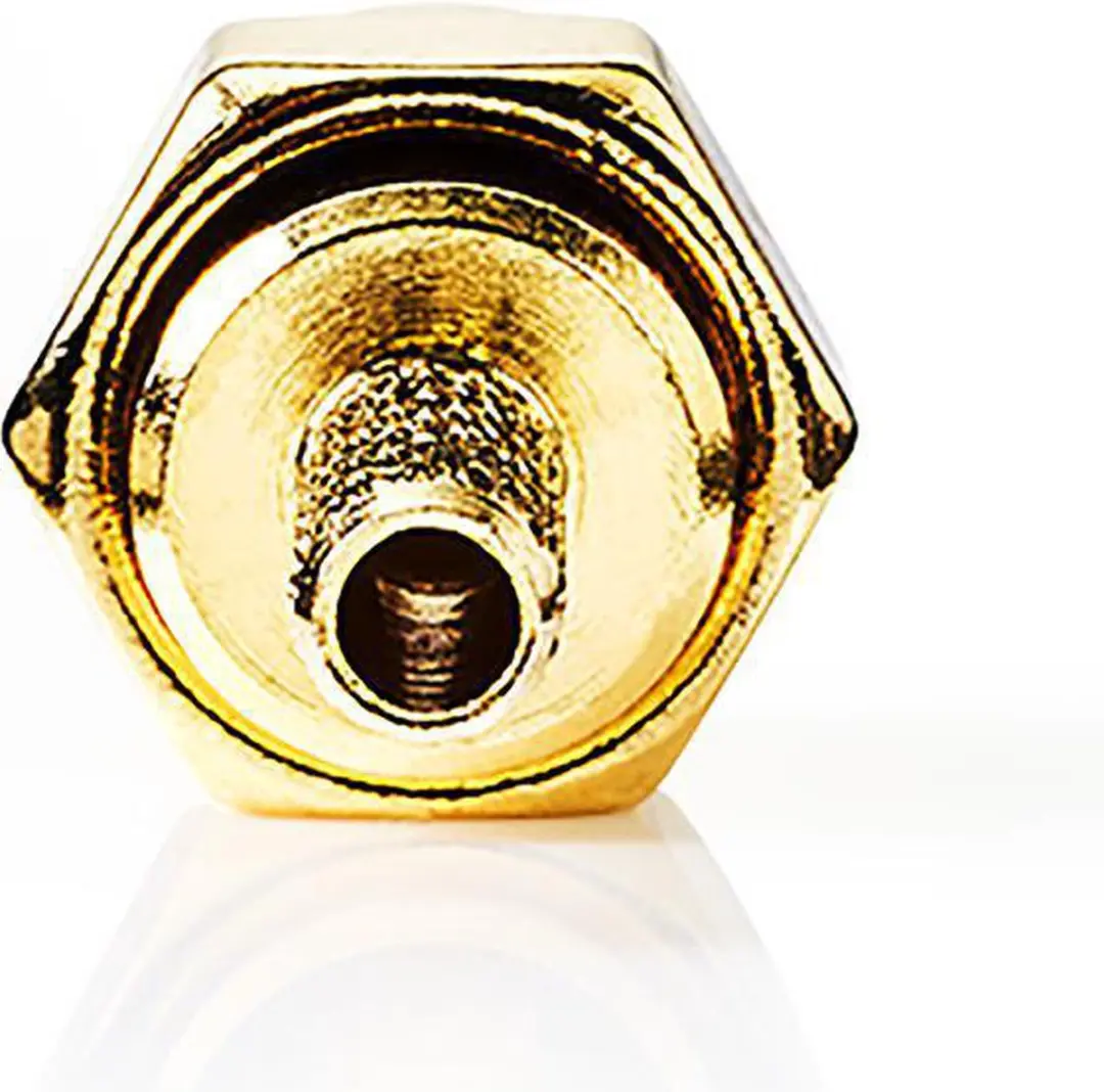 Nedis SMA-Connector Recht Male Verguld 50 Ohm - 2 Stuks