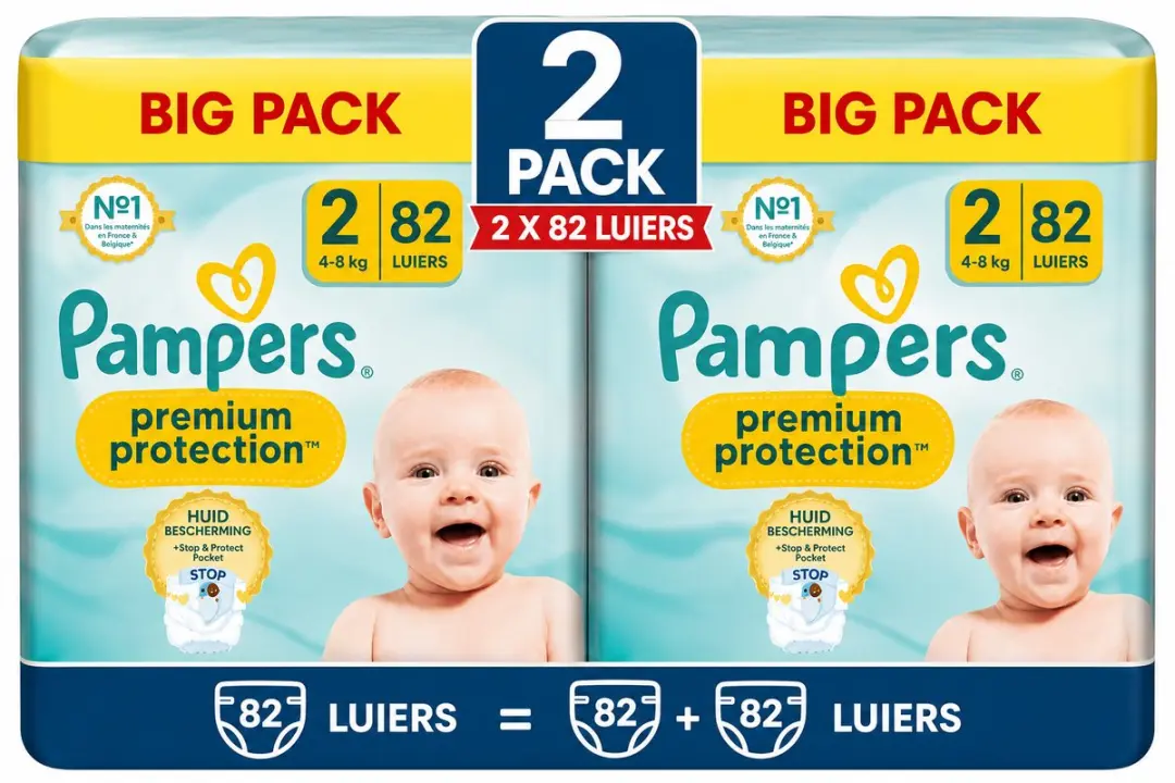 Pampers Premium Protection Maat 2 Luiers