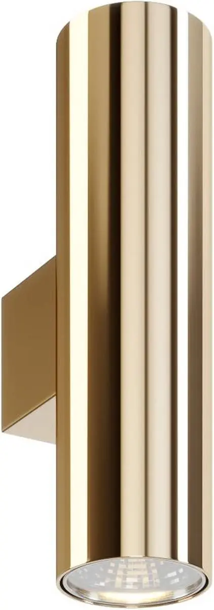 Euluna Wandlamp 2 Lichtpunten GU10 - Staal Messing - afbeelding 6 van 6