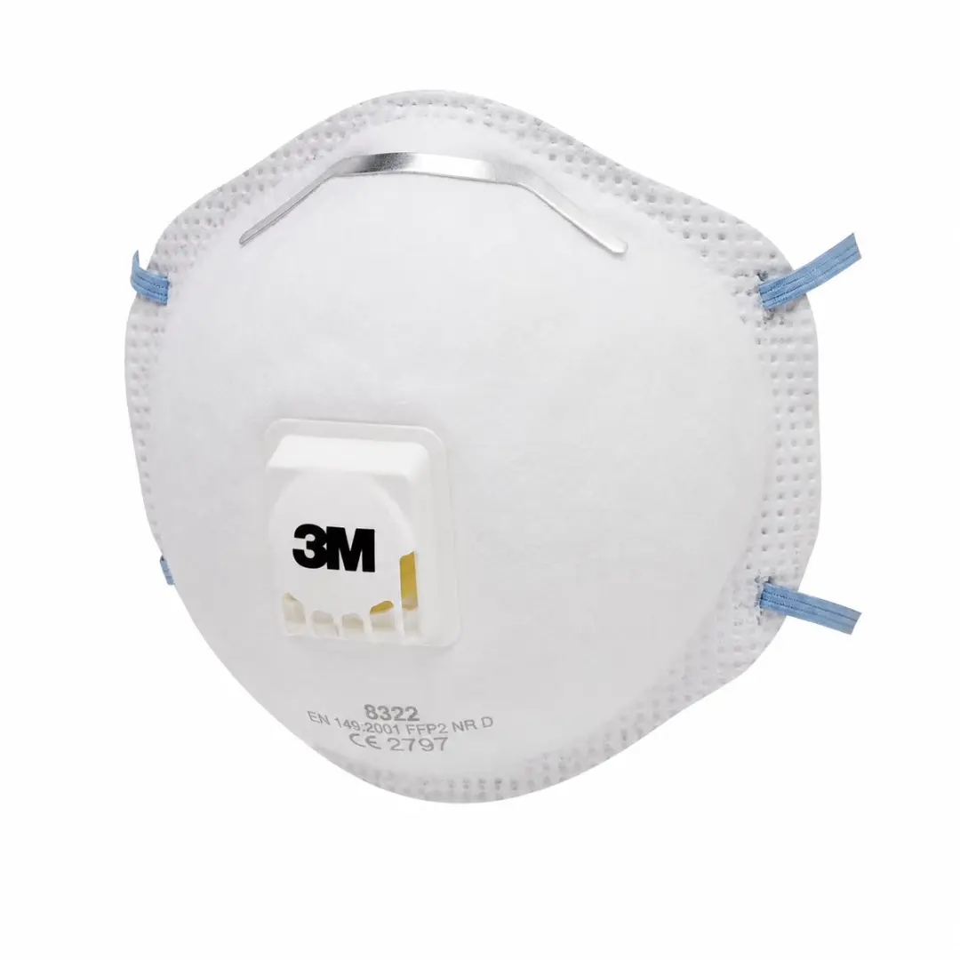 3M 8322 FFP2 Stofmasker - Wit - 10 Stuks