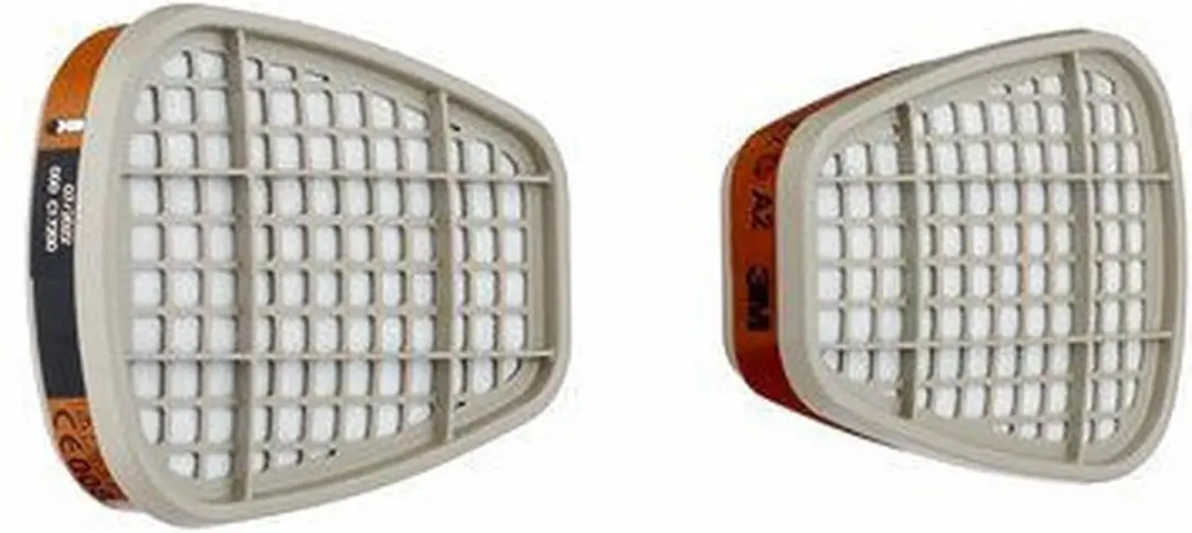 3M 6055 Gas- en Dampfilter A2 - Wit