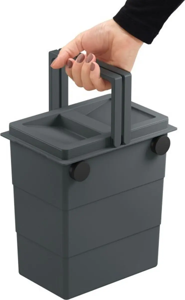 Hailo Flexbox S 0420-100 Afvalemmer Blauw - 7L