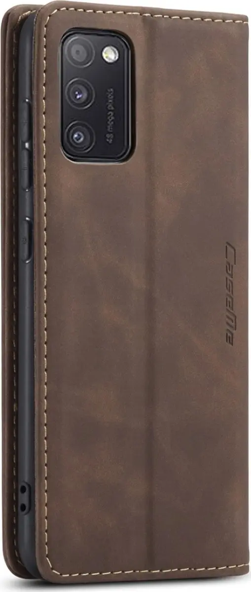 Caseme 013 Bookcase Portemonneehoesje - Samsung Galaxy A41 - 2 Pasjes - Bruin