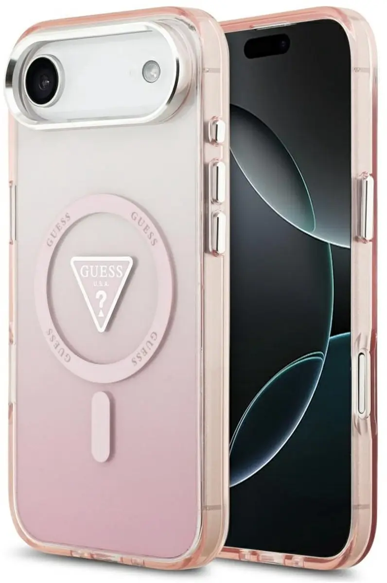 GUESS IML Gradient Triangle Logo MagSafe Hoesje iPhone Air