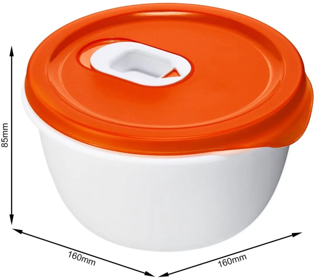 Rotho Magnetronschaal 0,8L - Papaja Rood