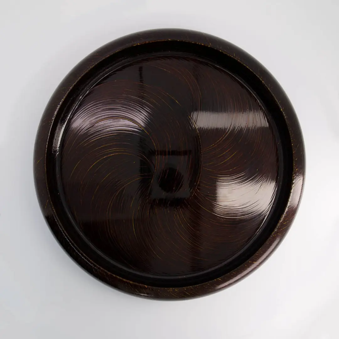 Tokyo Design Studio Sushi Oke Gold Wood - Houten Schaal 51cm
