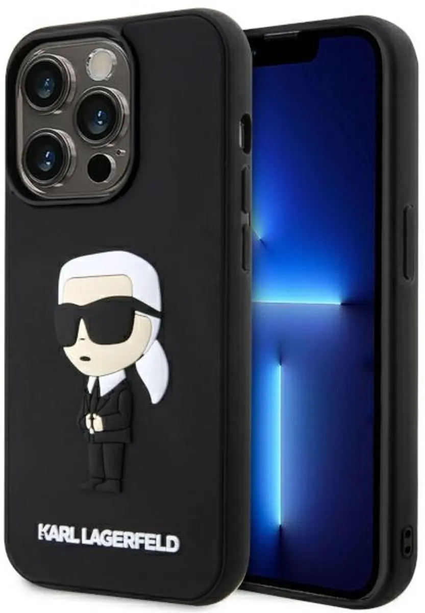 Karl Lagerfeld KLHCP14X3DRKINK iPhone 14 Pro Max Hoesje