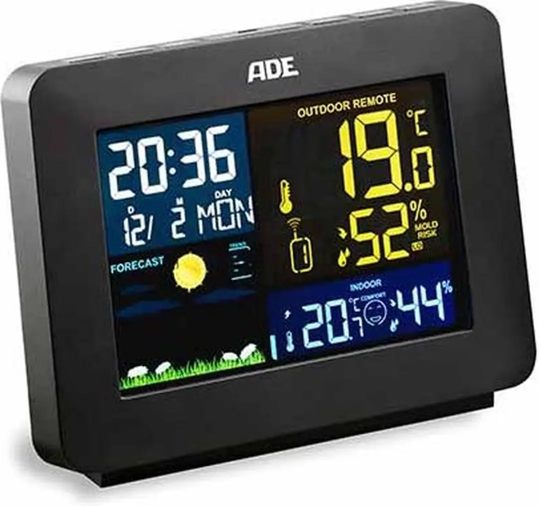ADE WS1917 Digitaal Weerstation - Zwart