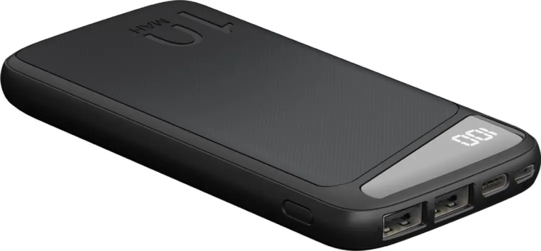 Goobay Powerbank 10.000mAh 2x USB-A - 2x Smartphone - Zwart