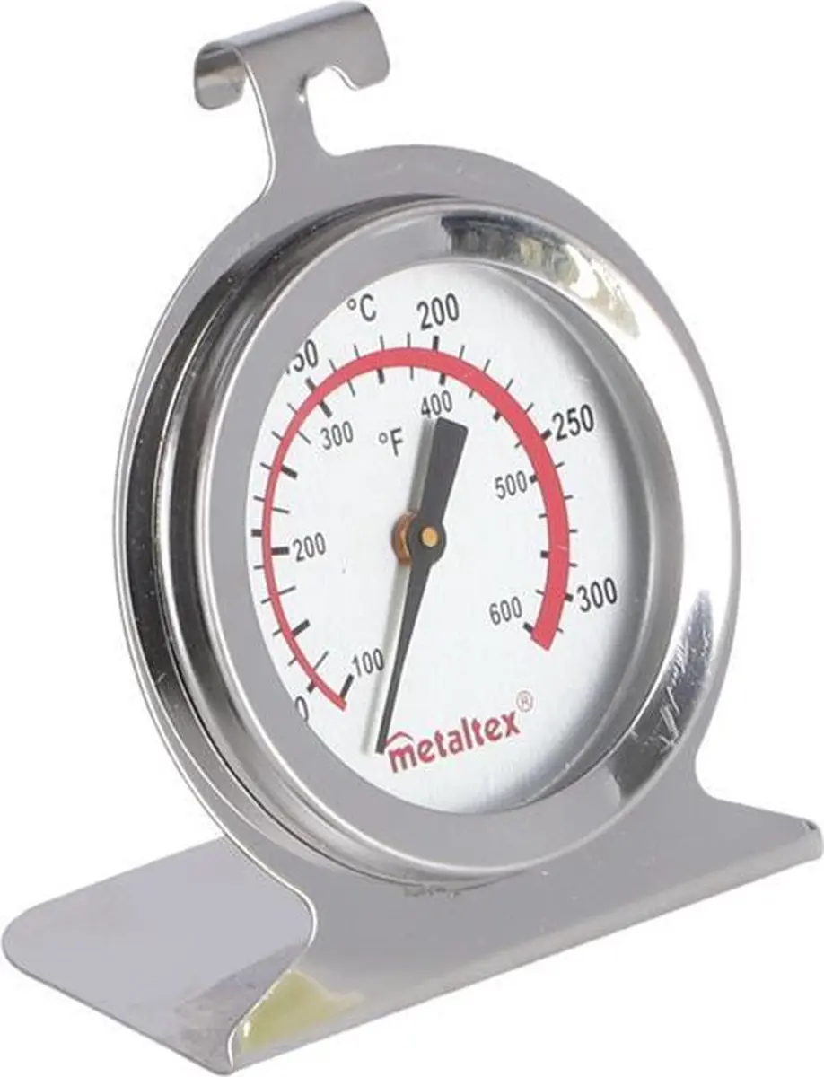 Metaltex Oventhermometer 6cm RVS - Blauw